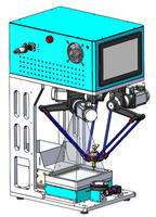 Petit bras robotique flexible de haute précision pour bureau, moteur PLC, pince électromécanique automatique, boîte de vitesses, moteur souple