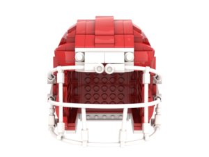 Casco de Ladrillos 3D MOC, Equipo de Fútbol, Juego de Bloques de Construcción Personalizados, Modelos de Plástico para Armar, Juguetes de Casco para Niños y Adultos - Product Image 6
