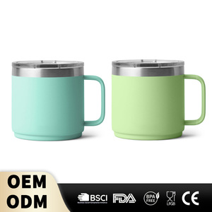 <span class=keywords><strong>Mug</strong></span> à café <span class=keywords><strong>isotherme</strong></span> en acier inoxydable 304 de 14 oz pour <span class=keywords><strong>Yeti</strong></span> avec couvercle, tasse de voyage à double paroi sous vide pour la maison et le bureau - Product Image 1