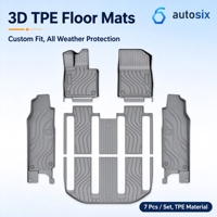 Tapis de sol de voiture personnalisés en TPE imperméables 4 pièces épaisseur 3,5 mm pour Zeekr 2025 2026 9x, tapis de coffre, accessoires intérieurs de luxe