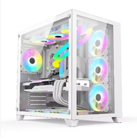 2024 PC de jeu le plus populaire ordinateur de bureau M-ATX de jeu/ITX boîtier rvb boîtiers d'ordinateur tours jeu de bureau