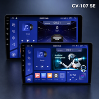 ROTISS 7 pouces 107SE Autoradio Android avec écran IPS, navigation GPS, écran tactile, CarPlay, 2 Go + 64 Go, ajustement universel