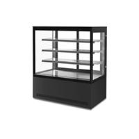 Gâteau réfrigérateur vitrine refroidissement par air affichage réfrigérateur verre refroidisseur boulangerie vertical gâteau vitrine