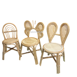 Silla Infantil de Mimbre Hecha a Mano en Oferta, para Eventos Infantiles, Fiestas de Cumpleaños, Muebles de Mimbre Natural Duraderos - Product Image 3