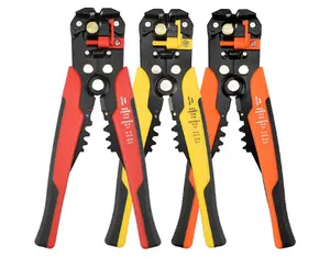 8 inch auto 3 in 1 stripping terminal crimping cable stripped wire trimmer adjustable distance wire stripper