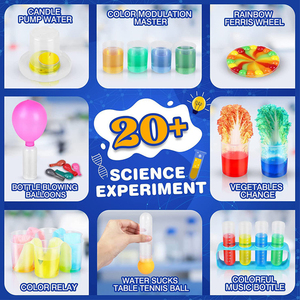 Set per Esperimenti Scientifici, 48 Esperimenti, Giocattolo Educativo per la Curiosità Scientifica dei Bambini, Piccolo Laboratorio - Product Image 3
