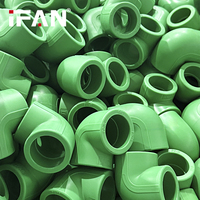 Fabricant IFAN GB/T 18742 Raccords et tuyaux PPR 20-125MM Injection de moulage de couleur verte Tous les types de raccords PPR