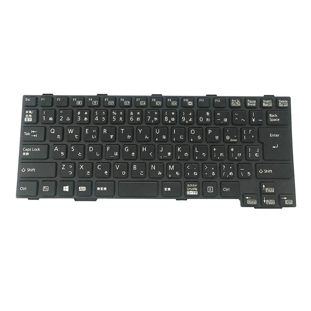 富士通LifeBookA576/N A576/NW A576/NX A576/P A576/PW A576/PX用ラップトップキーボード数字キーボードなしの日本語JPJAブラック