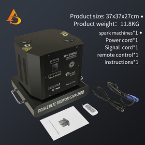 New Arrive 1300w Double Head Rotation Fireworks Machine Stage Wireless Cold Sparklers Machine - Product Image 4