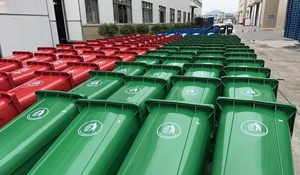 2025 New <strong>Design</strong> Eco-friendly Large HDPE 2-wheels Dustbin 240L Waste Bin Outdoor Plastic Dustbin - Product Image 4