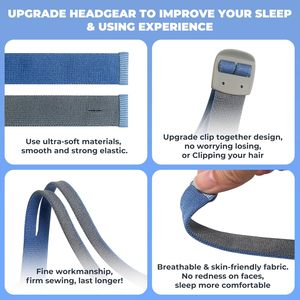Remplacements de fixations anti-âge pour AirSense P10, fixations réglables pour <span class=keywords><strong>CPAP</strong></span>, fournisseur - Product Image 3