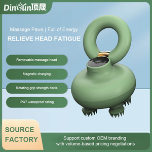 Masajeador de Cuero Cabelludo de Silicona, Impermeable, Automático, Portátil, Masaje Profundo 3D, Masajeador de Cabeza Vibrador - Product Image 6