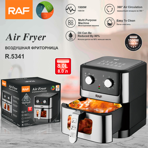 Freidora de Aire Inteligente Raf Multifuncional de Acero Inoxidable de 8L sin Aceite con Ventana Visible - Product Image 2
