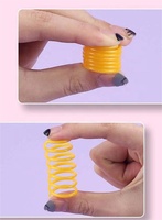 Mainan Kucing Spiral Pegas Plastik Ramah Lingkungan untuk Mendorong Gerakan, Dapat Disesuaikan, Merek Model PST-4