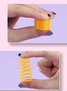 친환경 인터랙티브 플라스틱 애완동물 장난감 스프링 코일 스파이럴 고양이용 활동 촉진 맞춤형 브랜드 모델 PST-4 - Product Image 3