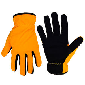 Logo personnalisé Gants de travail antidérapants à usage général en cuir durable et respirant pour gants de réparation automobile avec conception mécanique - Product Image 1
