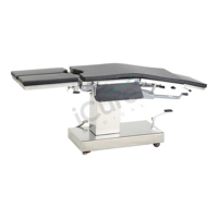 Table d'opération hydraulique, capacité de charge 250 kg, 2080*480 mm, table chirurgicale manuelle, pont rénal, acier inoxydable, pour salle d'opération