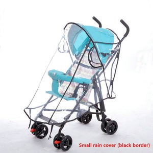Capa de Chuva para Carrinho de Bebê Fabricada na China, Dobrável, Transparente, Tamanho Personalizado para 0-3 Anos - Product Image 3