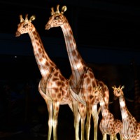 Lanterne chinoise personnalisée de grande taille pour parc à thème, événement nocturne en plein air ou en intérieur, décoration lumineuse, lanternes sur le thème des animaux