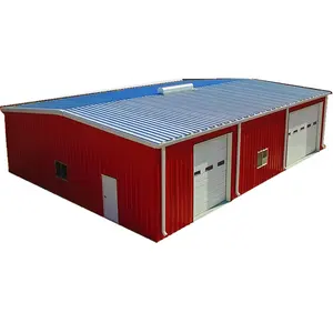 Cheap Prefabricated steel structure cold room warehouse prefab garage workshop storage building