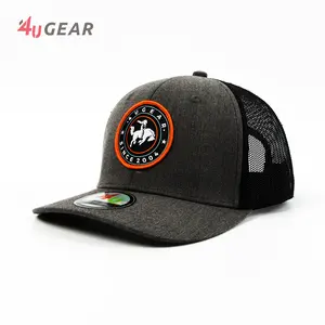 2022 custom Embroidered Patch Applique Trucker Caps Animal Mesh Hats 5 Panel Cotton Baseball Cap