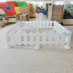 Corral de Juegos Suave de Plástico PE Blanco para Bebé Cerca de Parque Infantil para Exterior - Product Image 2
