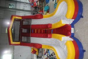 Tobogán Acuático Inflable Doble para Niños, de PVC, para Fiestas Comerciales al Aire Libre, Capacidad de 1000 kg, en Oferta - Product Image 4