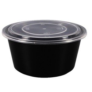Model 1250 Round Bowl Food Grade PP Microwaveable Refrigerated Camping Takeout Container - Product Image 1