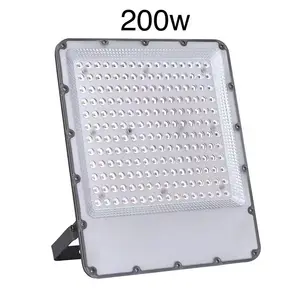 Refletor de estádio portátil 200w, lâmpada led super brilhante para economia de energia