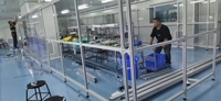 Cabine de production modulaire portable GMP conforme ISO 14644-1 pour une installation rapide et une fabrication propre