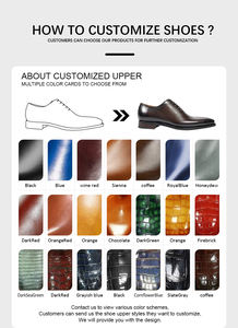 أحذية فاخرة عصرية عالية الجودة مخصصة للرجال من جلد العجل الأصلي للرجال من Goodyear Welt أحذية رجالية وأكسفورد - Product Image 4