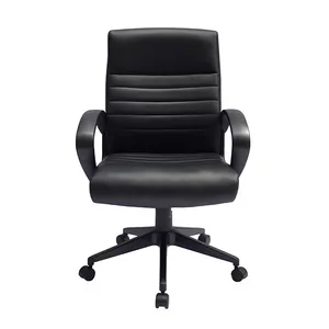 Fabricante profesional, venta al por mayor, el mejor diseño, silla de oficina ergonómica ejecutiva para ordenador de cuero PU para trabajo giratorio