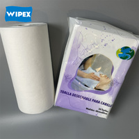 Serviettes de salon jetables en gros Serviette compostable biodégradable 100% écologique Serviettes de manucure pédicure super absorbantes