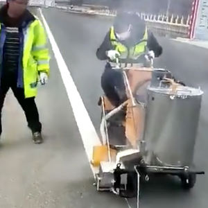 Tipo di guida macchine per segnaletica stradale linea di verniciatura termoplastica vendita in sudafrica - Product Image 6