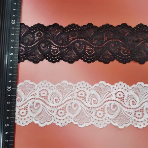 Mới nhất hẹp Crochet French hoa đàn hồi ren <span class=keywords><strong>TRIM</strong></span> trong 5cm cho đồ lót căng và mềm mại - Product Image 3