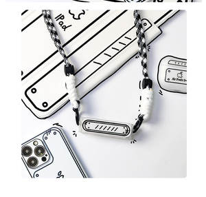 Lunettes de soleil multicolores Stick Figure Salted Fish Back Clip Phone Rope Diagonal Long Rope Hanging Shoulder - Product Image 2