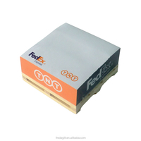 Bloc-notes personnalisé de haute qualité avec logo, sur palette en bois carrée, pour bureau professionnel, bloc-notes personnalisé, cube de notes en papier.