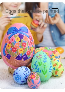 Boule de styromousse blanche solide bricolage décorations de Noël à la main oeuf de pâques ornement de <span class=keywords><strong>maternelle</strong></span> - Product Image 6