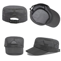 Casquette de baseball tactique respirante et ajustable pour hommes, style cadet, en maille, idéale pour le travail en extérieur et les sports – Vente en gros