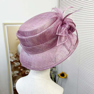 Chapeaux de cérémonie, chapeaux de fête du thé, chapeaux Kentucky Derby, fascinateurs, chapeaux <span class=keywords><strong>courts</strong></span> en sinamay <span class=keywords><strong>pour</strong></span> femme - Product Image 2