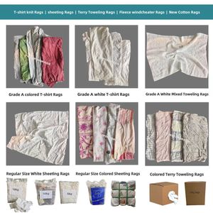 قطع قماش بيضاء معاد تدويرها - قطع قطنية 100% للتنظيف الصناعي - Product Image 6