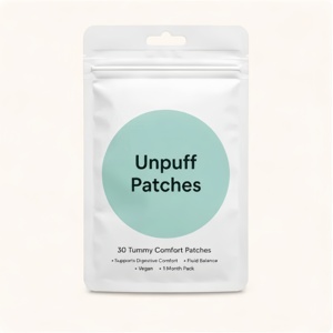 Parches OEM de Marca Privada Unpuff para Soporte Digestivo Diario y Comodidad Abdominal, <span class=keywords><strong>30</strong></span> Parches Ultrafinos a Base de Plantas - Product Image 1