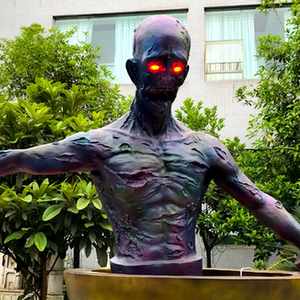 Modèle de Démon Animatronique Fantôme Horrible Grandeur Nature Animé pour Maison Hantée - Product Image 1