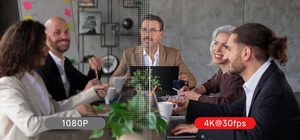 Caméras de Conférence 4K OEM ODM Direct Usine, Webcam USB Grand Angle 120° avec Cadrage Automatique IA, 2 Micros USB 3.0 pour Réunions et Diffusion en Direct - Product Image 3