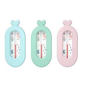 Thermomètre de bain pour bébé, testeur de température de l'eau en forme de lapin de dessin animé, pour le bain des nourrissons, couleur verte - Product Image 3