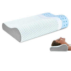 Ergonomic cổ tử cung cổ vai giảm đau chỉnh hình đường viền gối cho bên trở lại dạ dày ngủ - Product Image 1