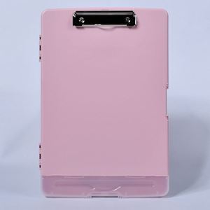 คลิปบอร์ดพลาสติกแบบบางรักษ์โลก รุ่นใหม่ พร้อมที่เก็บเอกสารแบบพกพา สำหรับอุปกรณ์สำนักงาน - Product Image 6