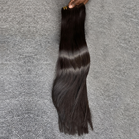 Extensions de Cheveux Humains Naturels Vietnamiens Bruts, Lisses, Grade 16A, Non Traités, Couleur Naturelle, Tissage Rapide