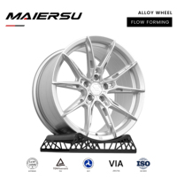 Jantes monobloc KE R2 Silver légères, forgées par flux, 5X108 5X112 5X114.3 5X120 pour BMW, roues de 18, 19 et 20 pouces