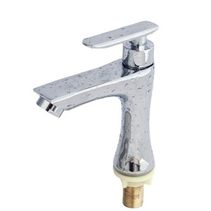 Robinet de lavabo monocommande chromé avec cartouche céramique, à poser sur le comptoir, monotrou - Product Image 5